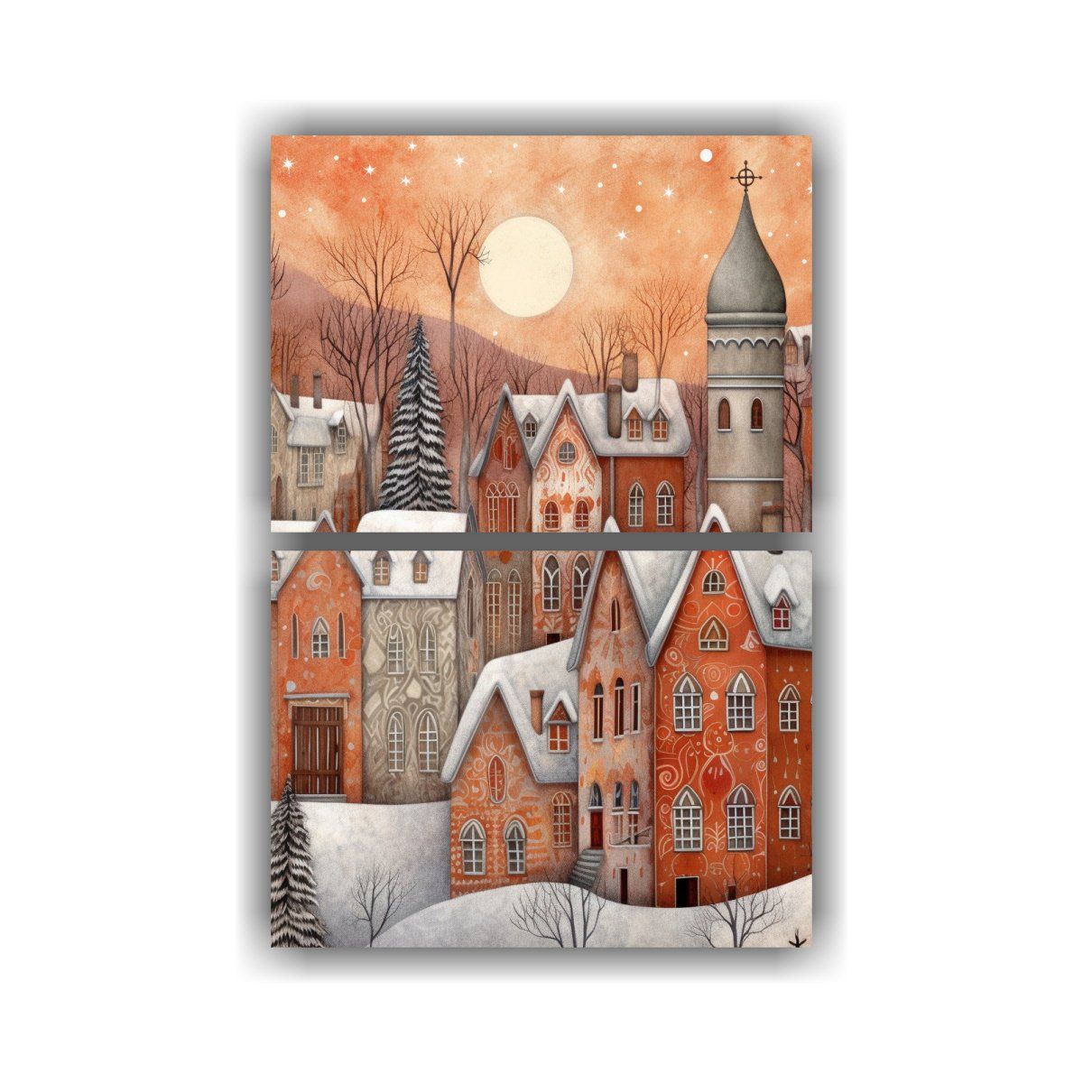 GENERICO - Pintura Decorativa De Un Elegante Dibujo En Color 75x100 Cm