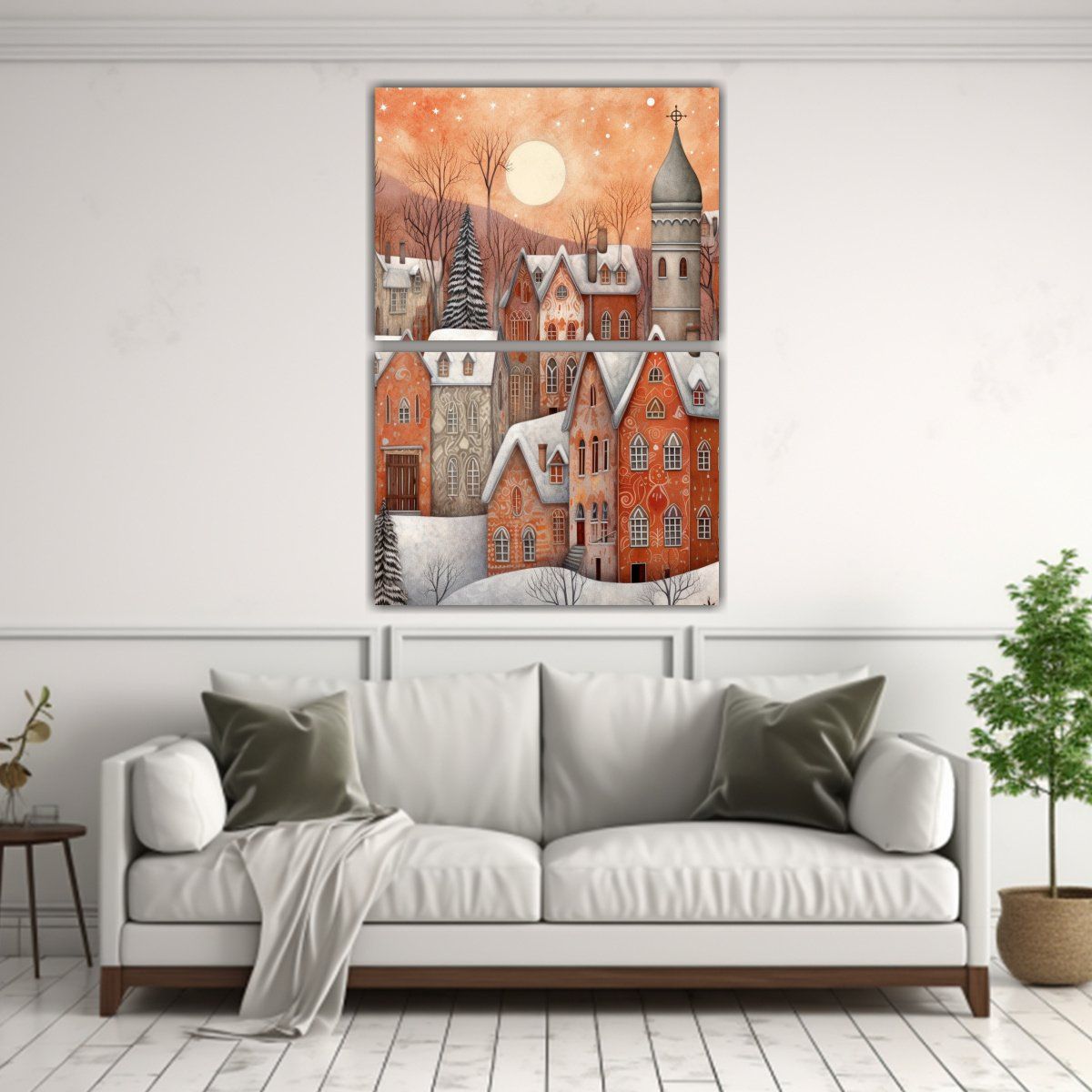 GENERICO - Pintura Decorativa De Un Elegante Dibujo En Color 75x100 Cm