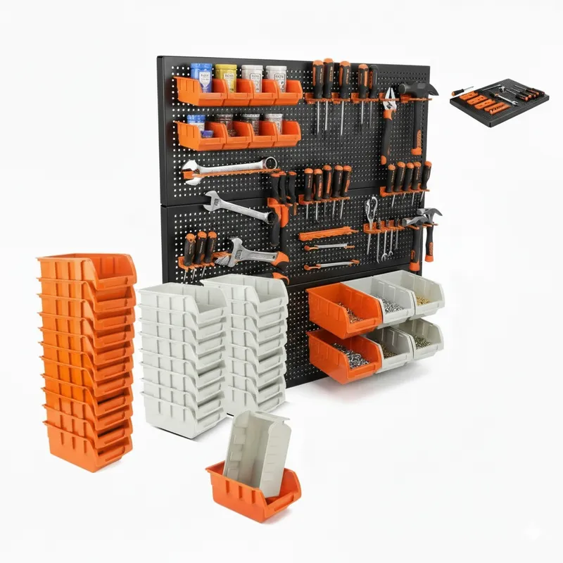 SPACE HOME - kit organizador de herramienta y accesorios 43 piezas