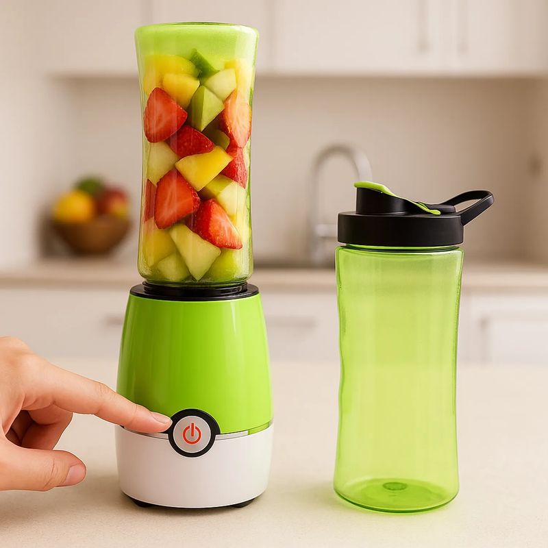 MOVI - BATIDORA PORTATIL SHAKE AND TAKE 3 CON 2 VASOS
