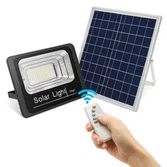 GENERICO - Foco Reflector Solar Interior Y Exterior 300w + control + panel