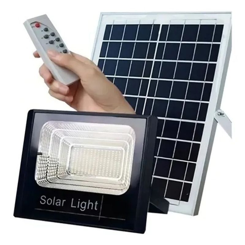 GENERICO - Foco Solar 400w Exterior + Panel Solar