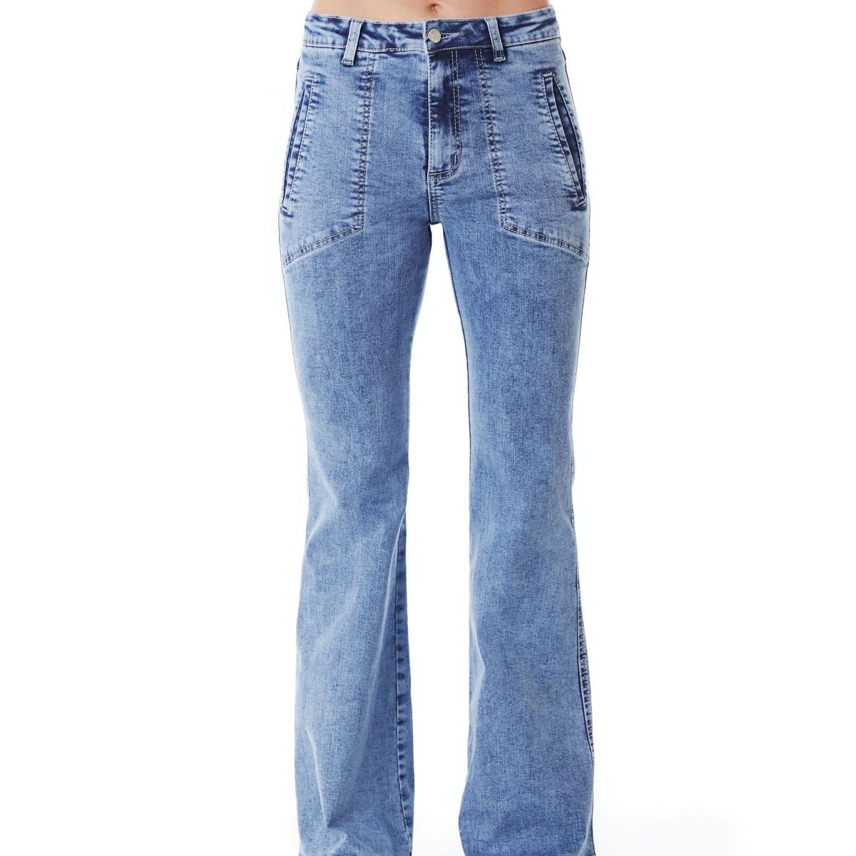 EFESIS - Jeans Flare Tiro Medio Mujer Efesis