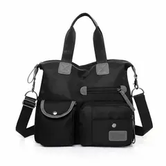 TIOZONEY - Bolso bandolera mujer gran capacidad -Negro