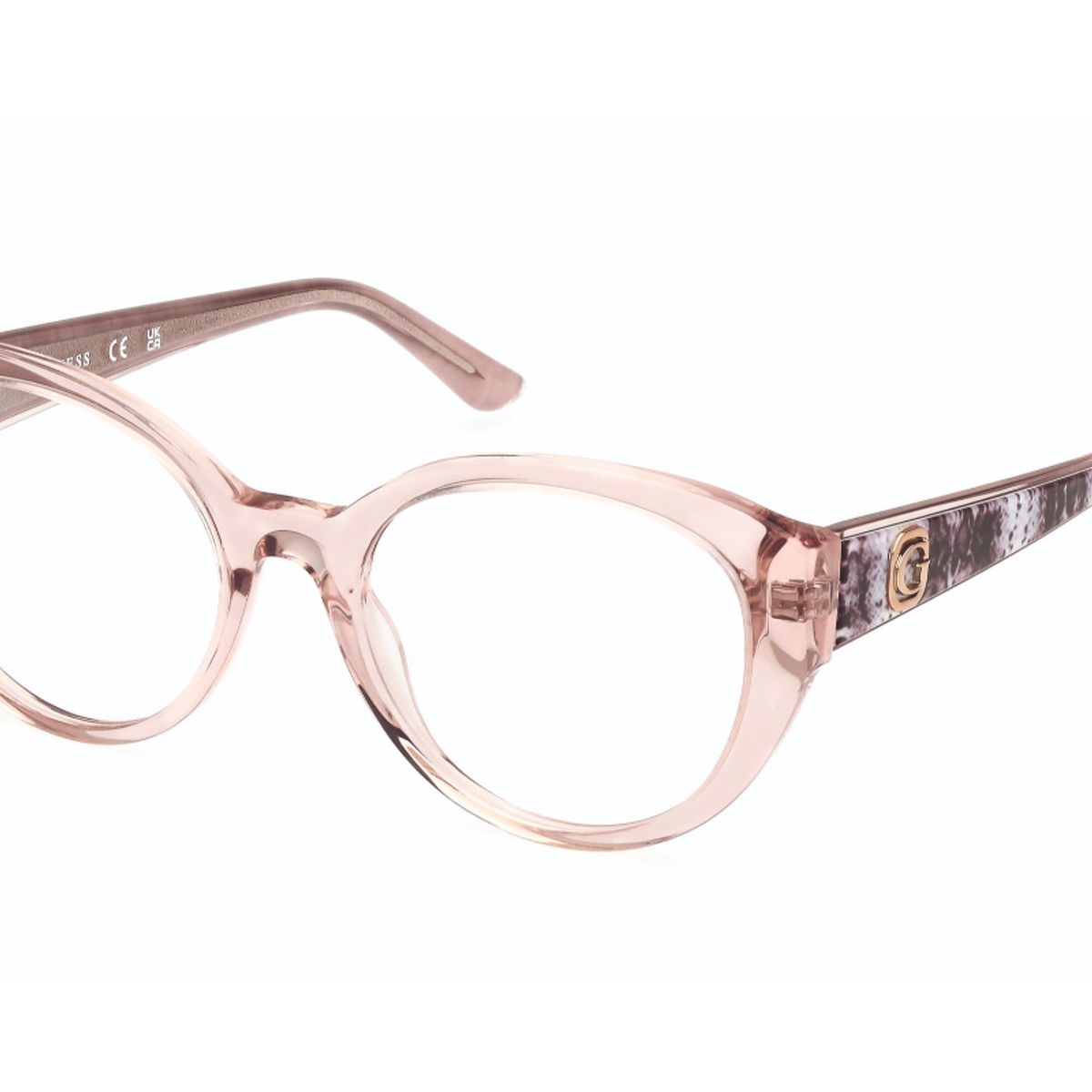 GUESS - Lentes Ópticos Rosado Transparente Guess