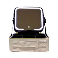 Estuche De Maquillaje Con Espejo Y Luz Led Blanco