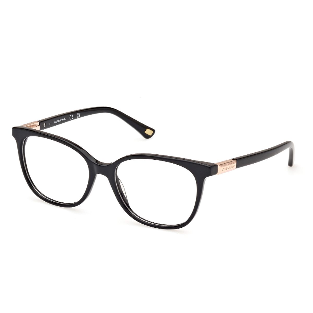 SKECHERS - Lentes Ópticos Negro Brillante Skechers