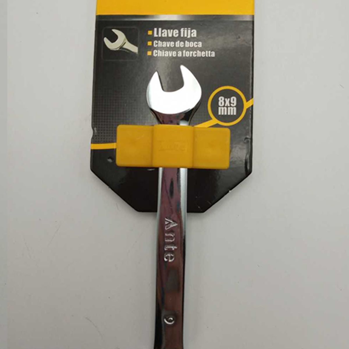 NEWTREE - Llave Fija Doble Boca 8x9 mm Acero Cromo Vanadio Profesional Ante