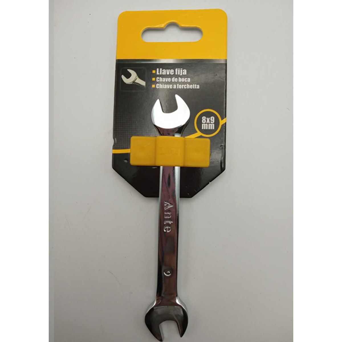 NEWTREE - Llave Fija Doble Boca 8x9 mm Acero Cromo Vanadio Profesional Ante