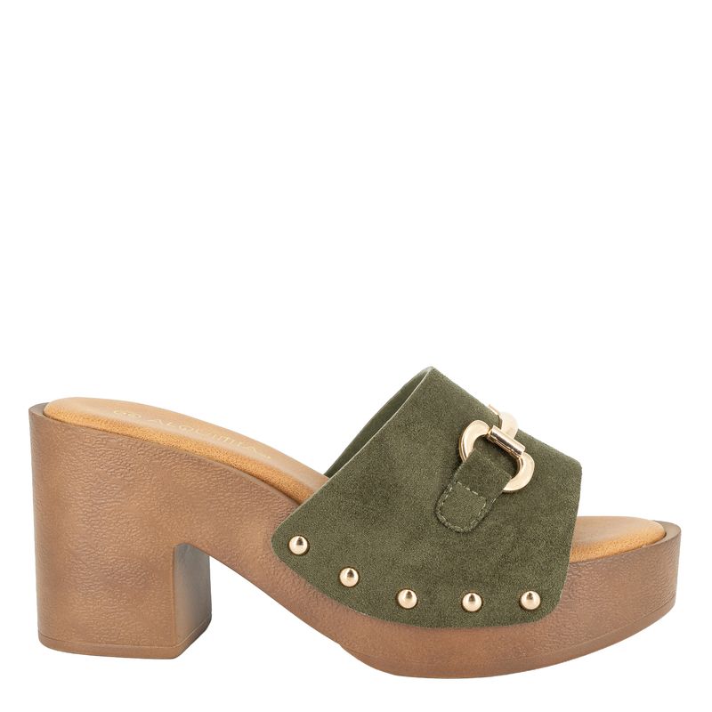 ALQUIMIA - Sandalia Plataforma Mujer Verde Rock Alquimia