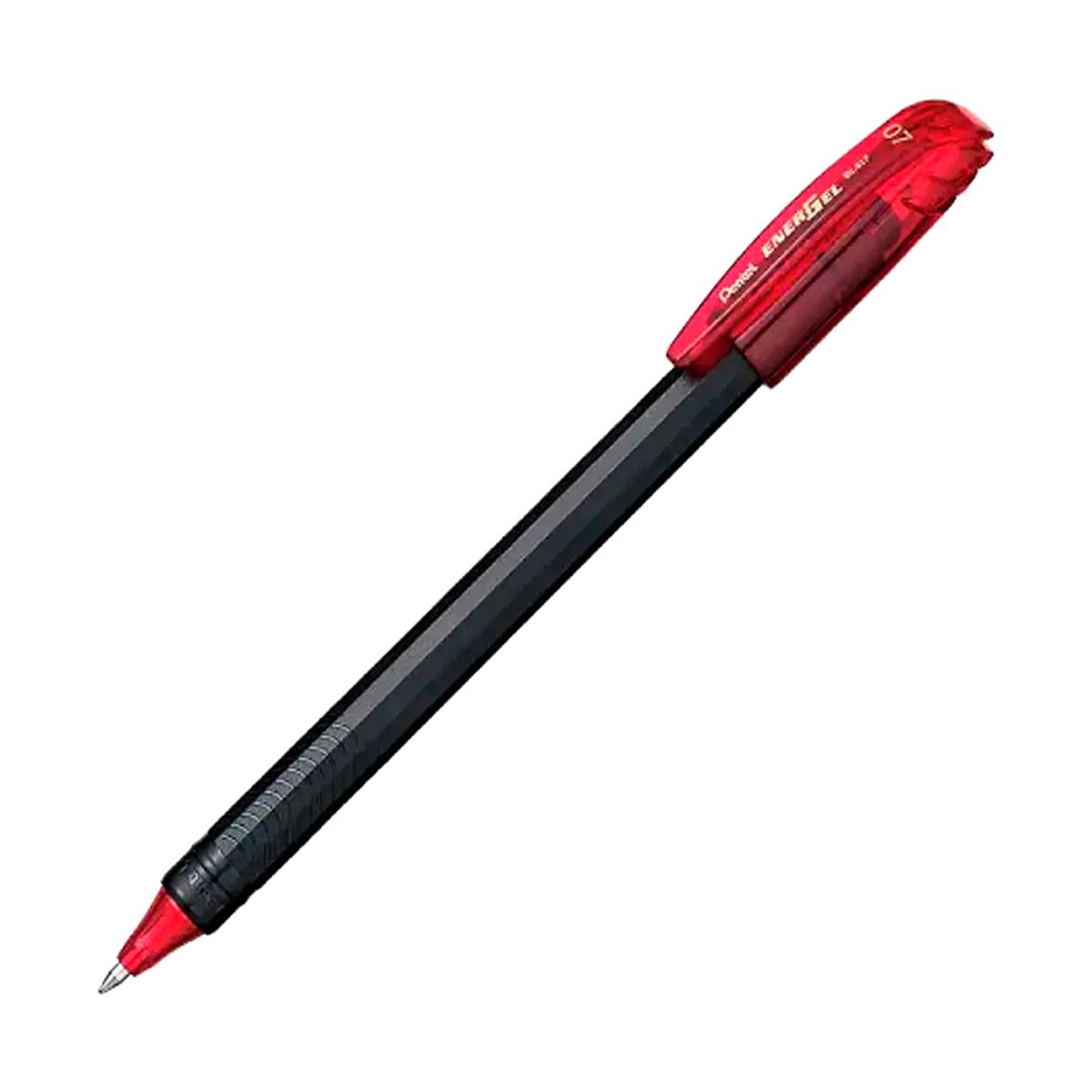 PENTEL - Lápiz Gel Makkuro 07mm Rojo Pentel