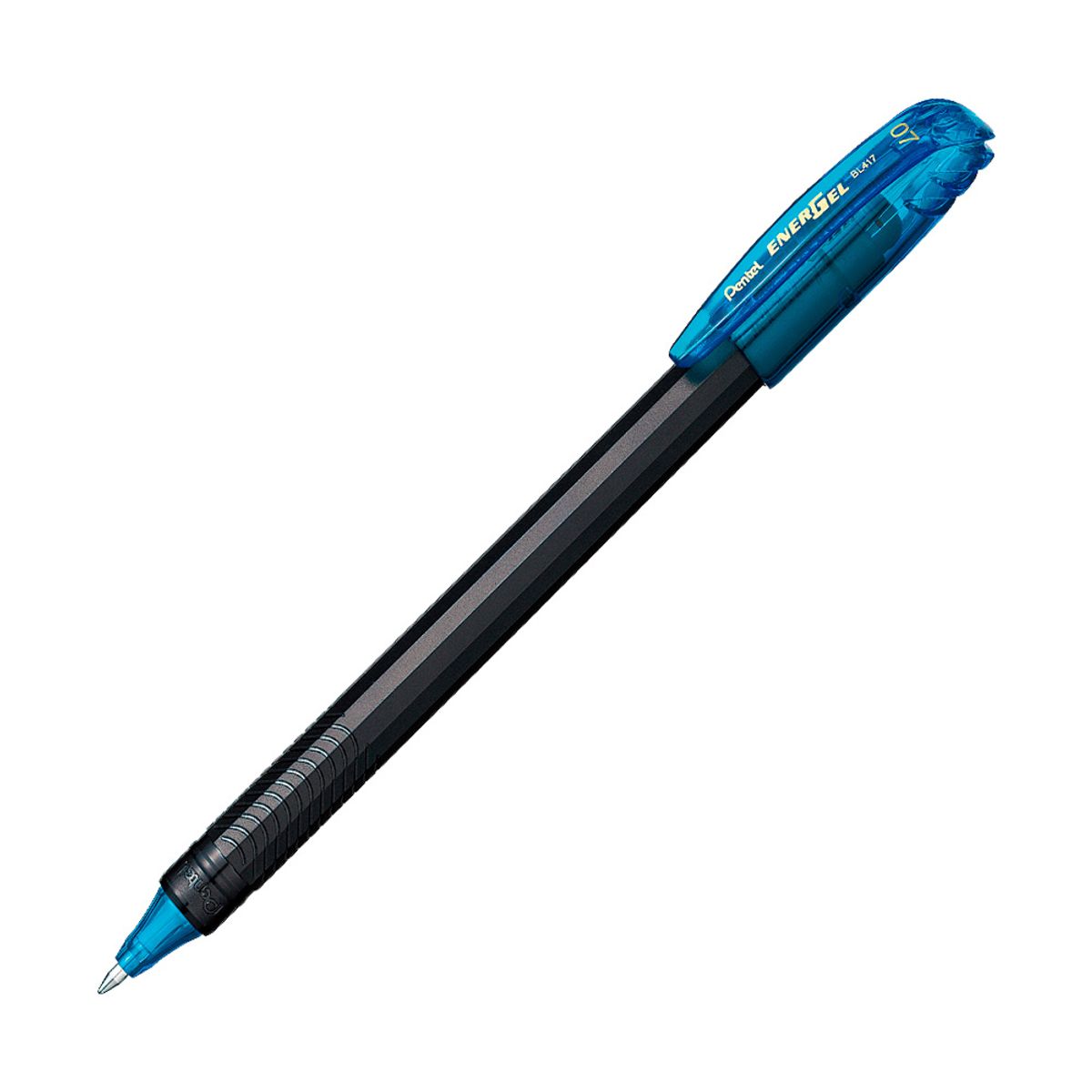 PENTEL - Lápiz Gel Makkuro 07mm Celeste Pentel