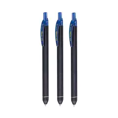 PENTEL - Set 3 Lápiz Gel Retráctil Kuro 07mm Azul