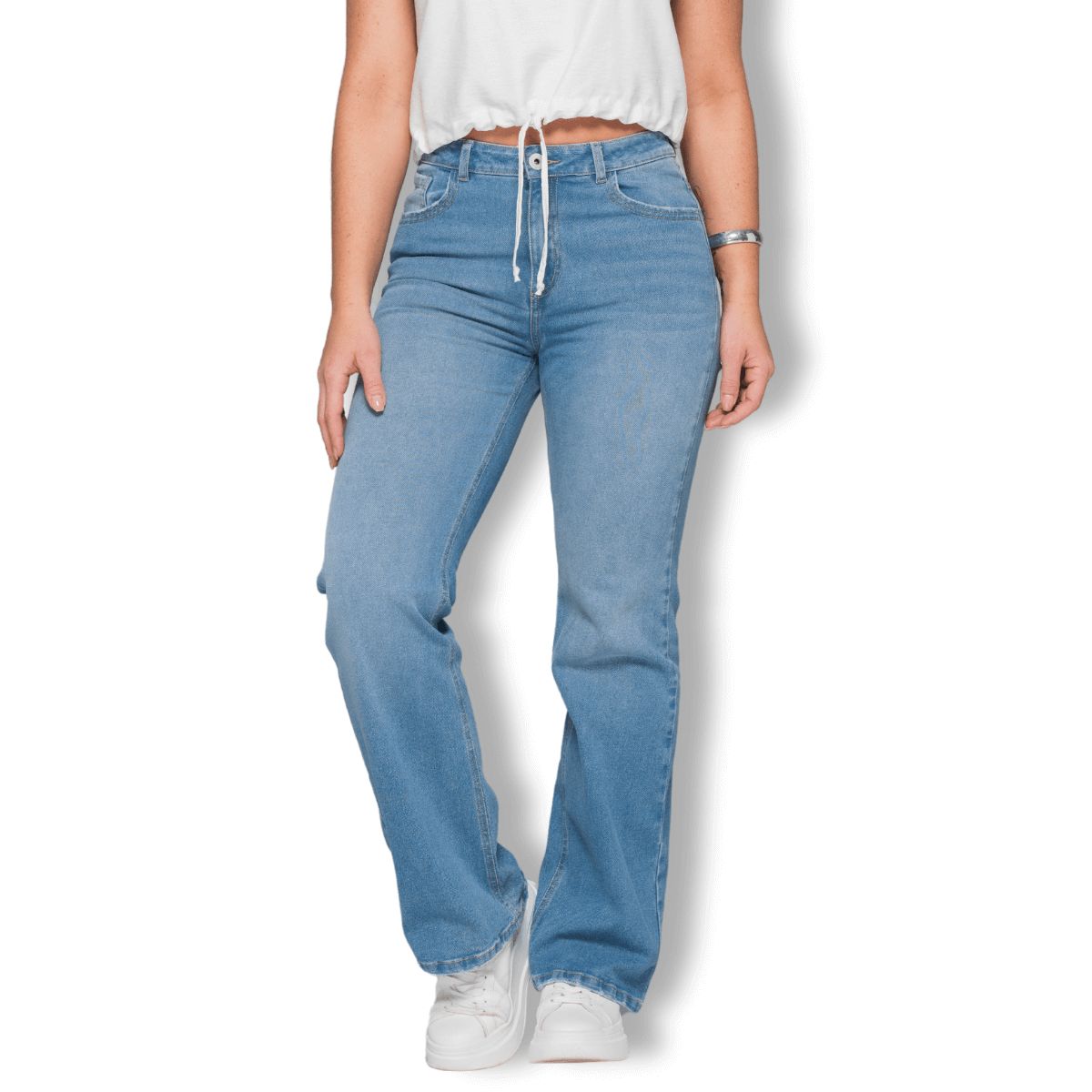 TRUCCOS JEANS - Jeans Wide Leg Mujer Azul Claro – Elasticado  T22107635