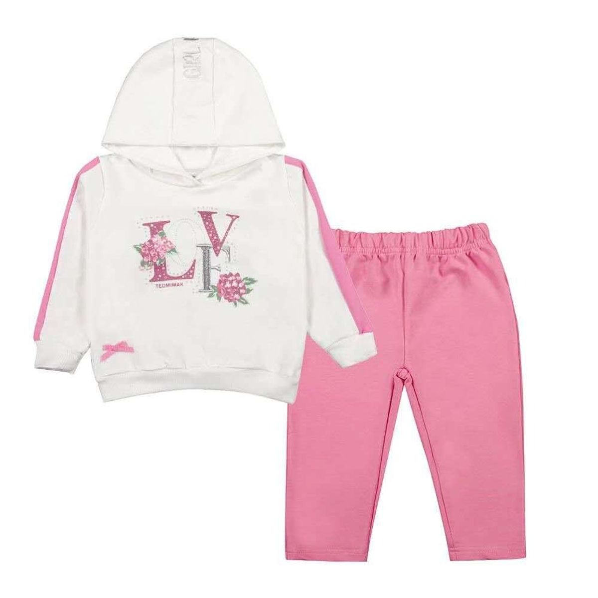 TEDMIMAK - BUZO DE BEBA  ALGODON   2  PIEZAS  LOVE