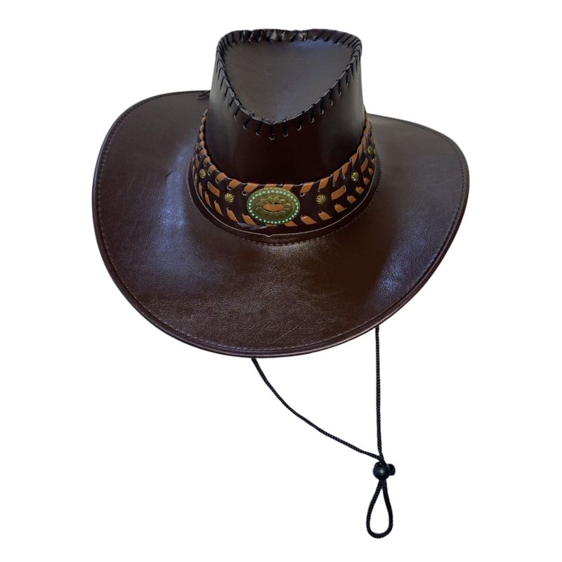 EKOL TACTICA MILITAR - Sombrero Vaquero Unisex Gorro Gorra Jockey Oeste Fiestas