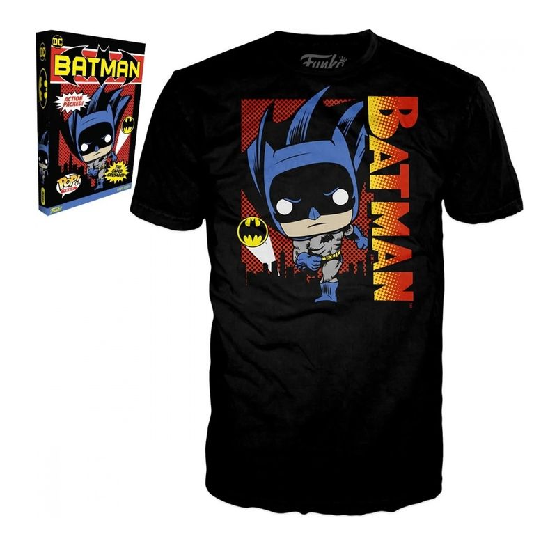 FUNKO - Funko Pop Tees T-Shirt DC Comics Batman Talla S