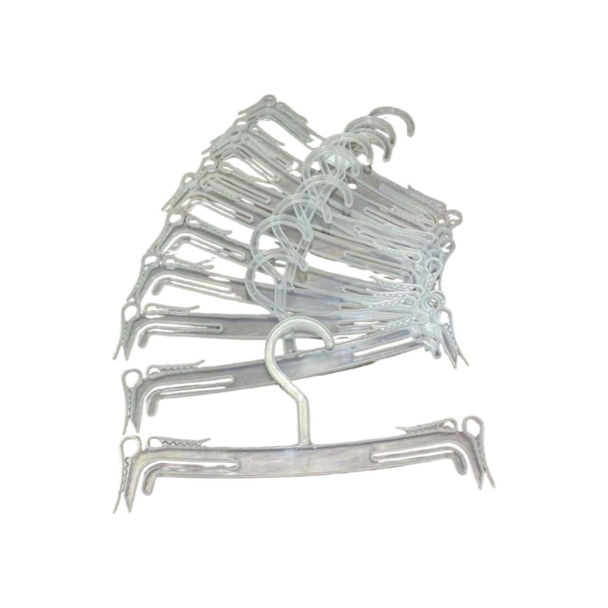 GENERICO - Pack 30 Colgadores de Plastico 26x12cm Gms