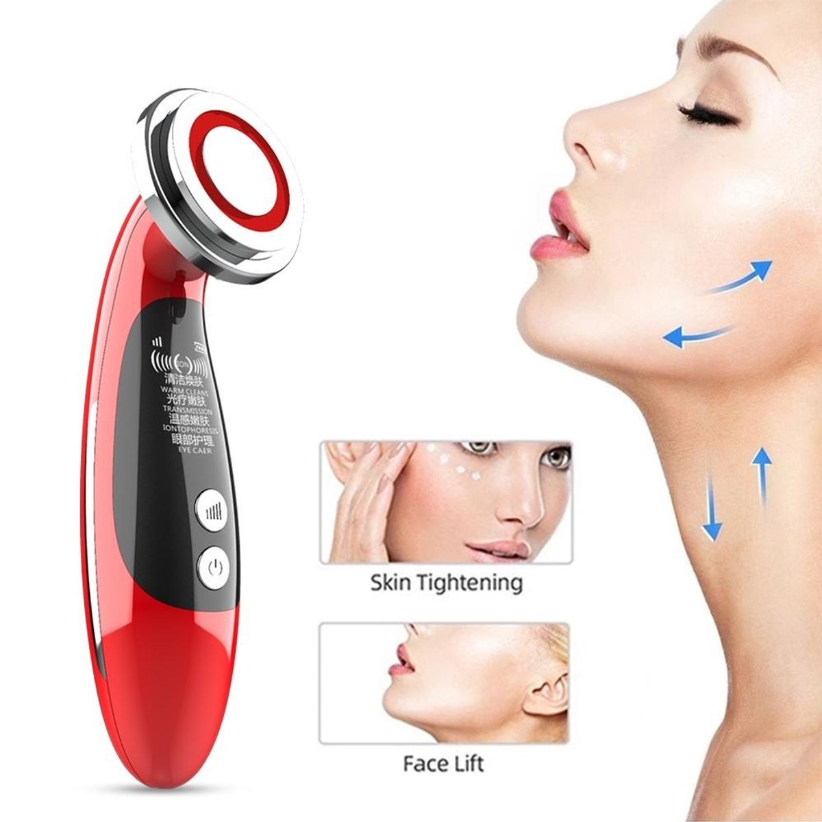 GENERICO - Set Masajeador Radiofrecuencia y Espatula Ultrasonica