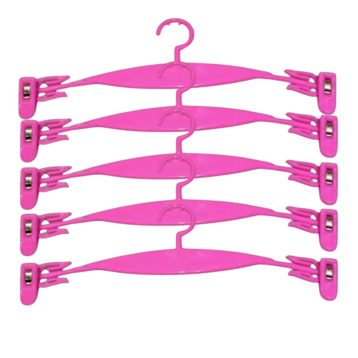 GENERICO - Pack 30 Colgadores de Rosa con Pinzas Plasticos Gms