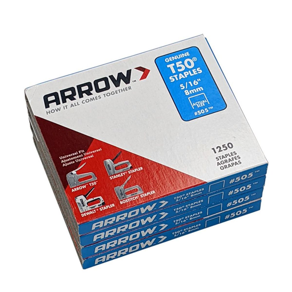 ARROW - Grapa Arrow T50 516 8MM Caja 1250 unidades 50524sp