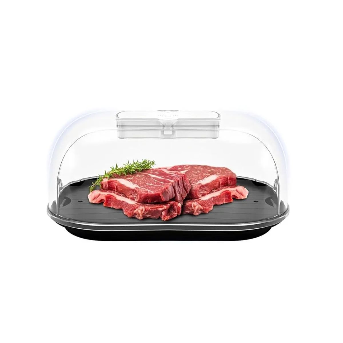 GENERICO - Tabla Bandeja Aluminio Para Descongelar Alimentos + Tapa