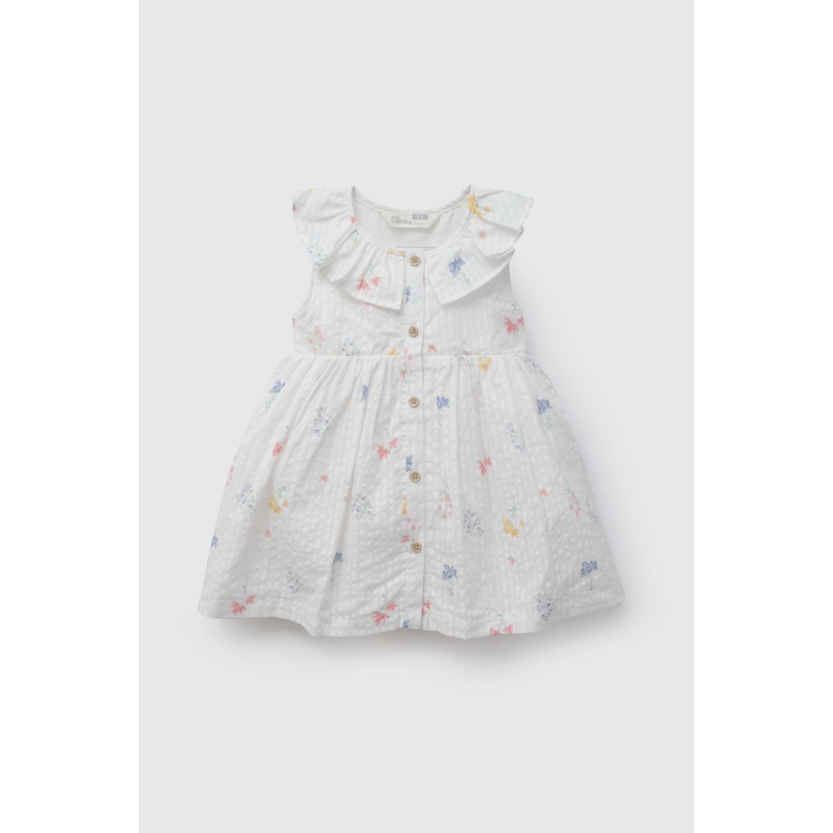 COLLOKY - Vestido Niña Blanco  58259 Colloky