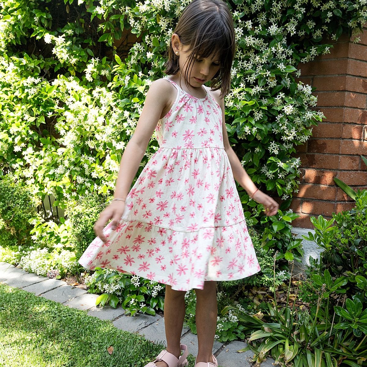 COLLOKY - Vestido Niña Fucsia 58263 Colloky