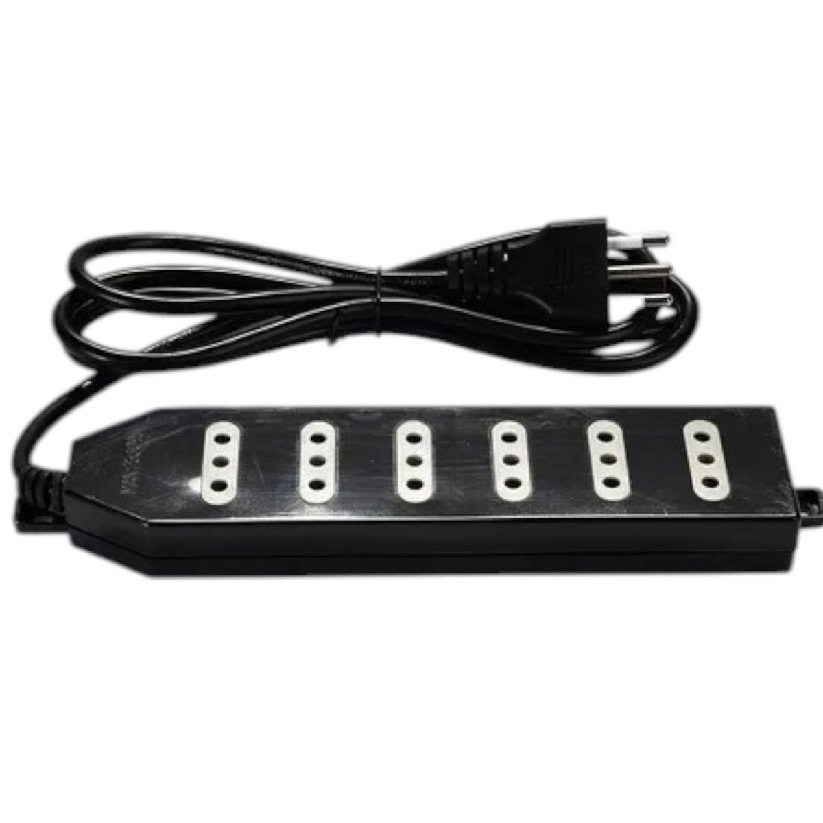 Alargador Zapatilla 6 tomas Corriente 15mts Macrotel Negro, marca MACROTEL - Foto Principal