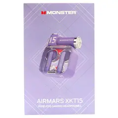 MONSTER - Audífonos XKT15 Buetooth 5.3 Gaming Purple - SC