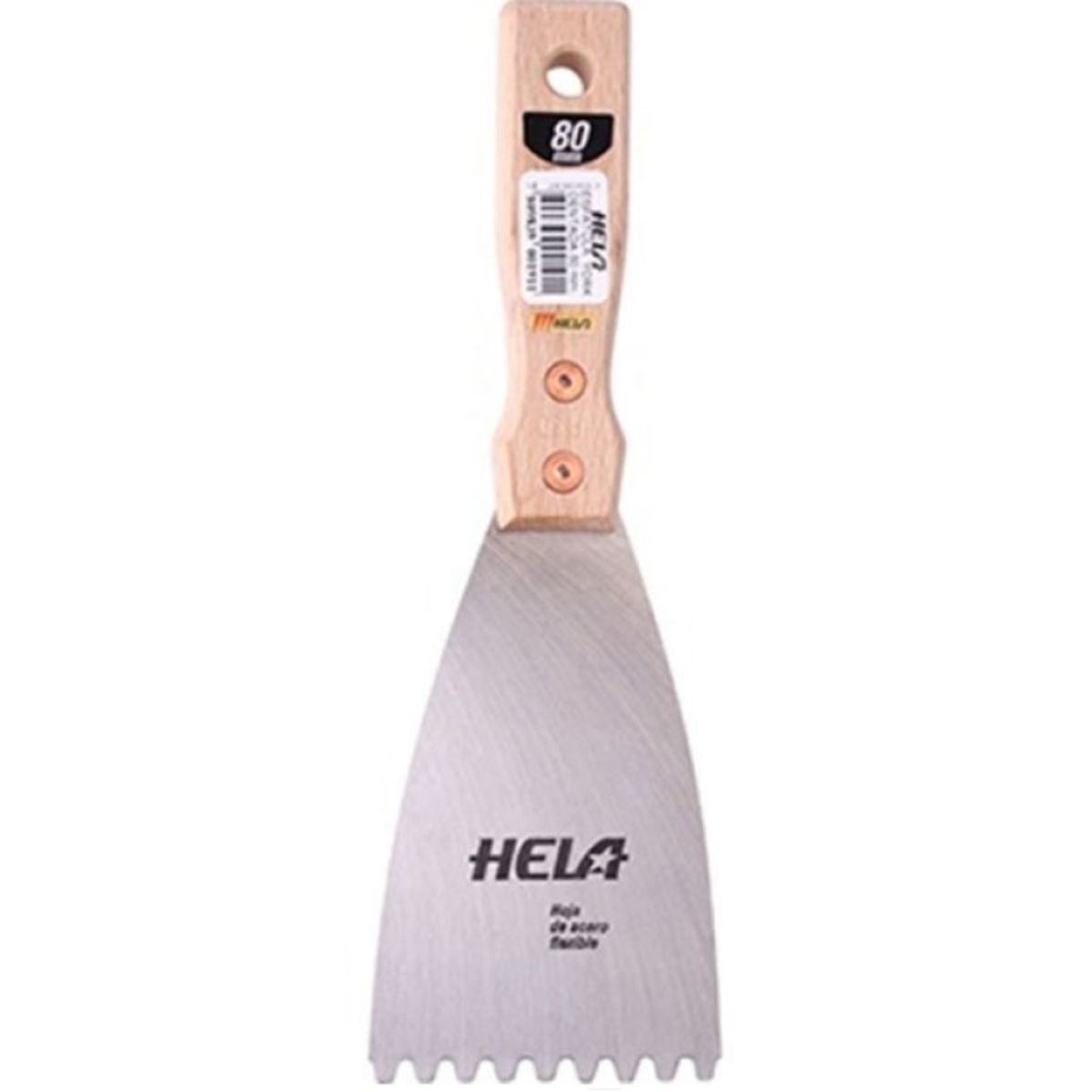 HELA - ESPATULA DENTADA DE 80MM HELA