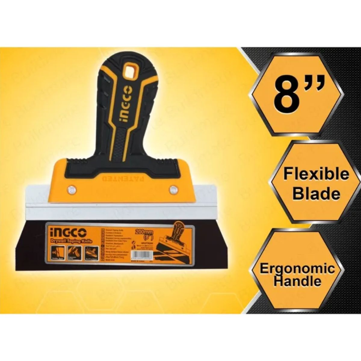 INGCO - ESPATULA PARA EMPASTAR INGCO HPUT78200-8” INGCO