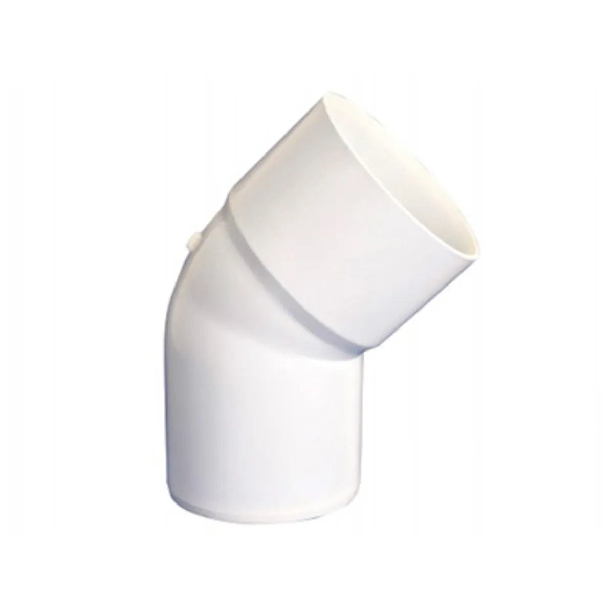 GENERICO - CODO BAJADA PVC 67.5 G BLANCO MACH-HEM