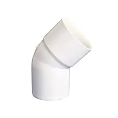 GENERICO - CODO BAJADA PVC 67.5 G BLANCO MACH-HEM