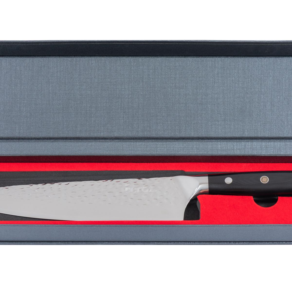 FEROZ - Cuchillo Martillado Feroz XL Acero Damasco