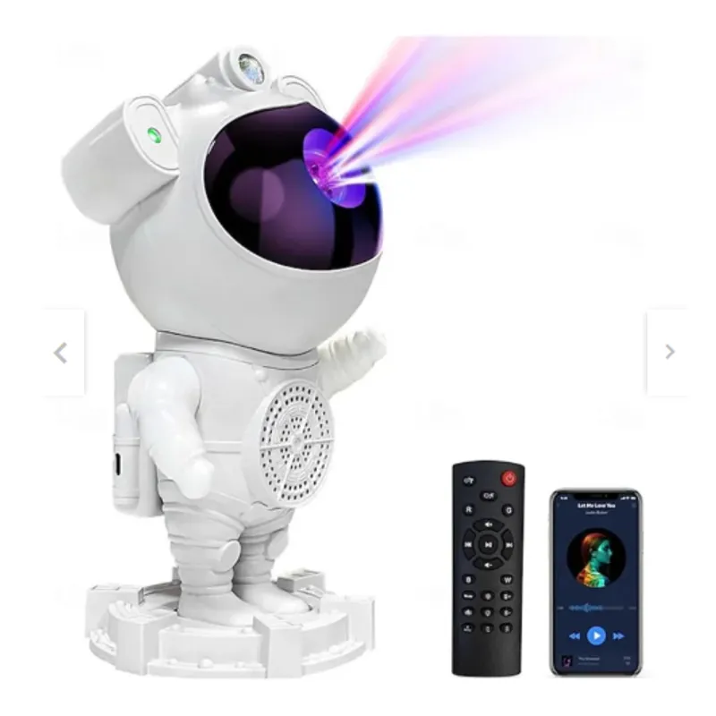 GENERICO - Lampara Astronauta Proyector De Galaxia Bluetooth con Parlante 5 en 1