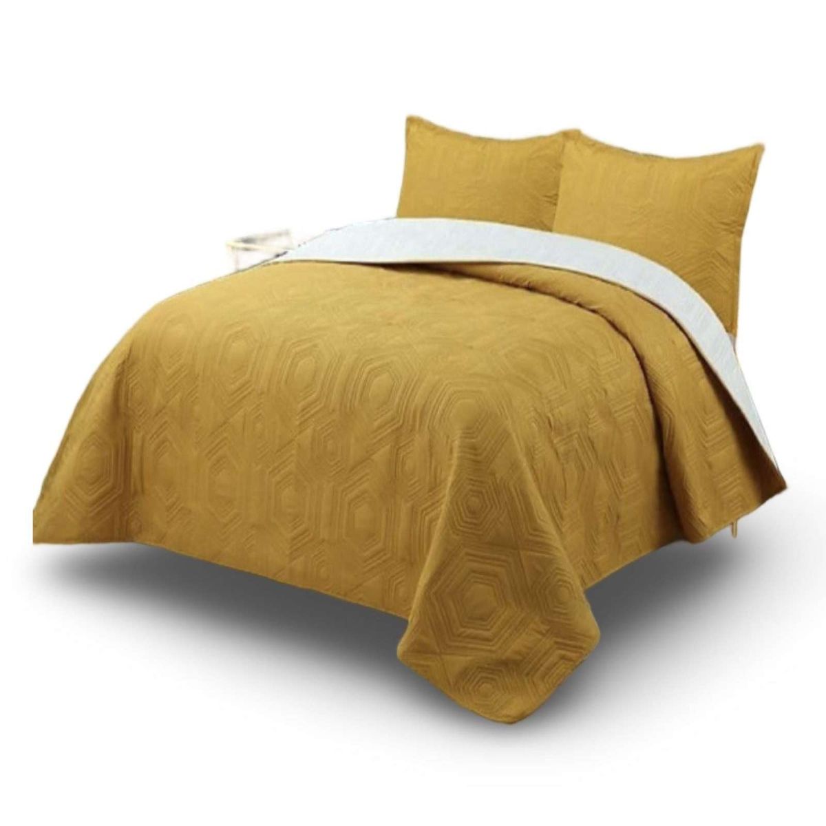 GENERICO - Cubrecama Colcha Quilt de Verano plaza y media