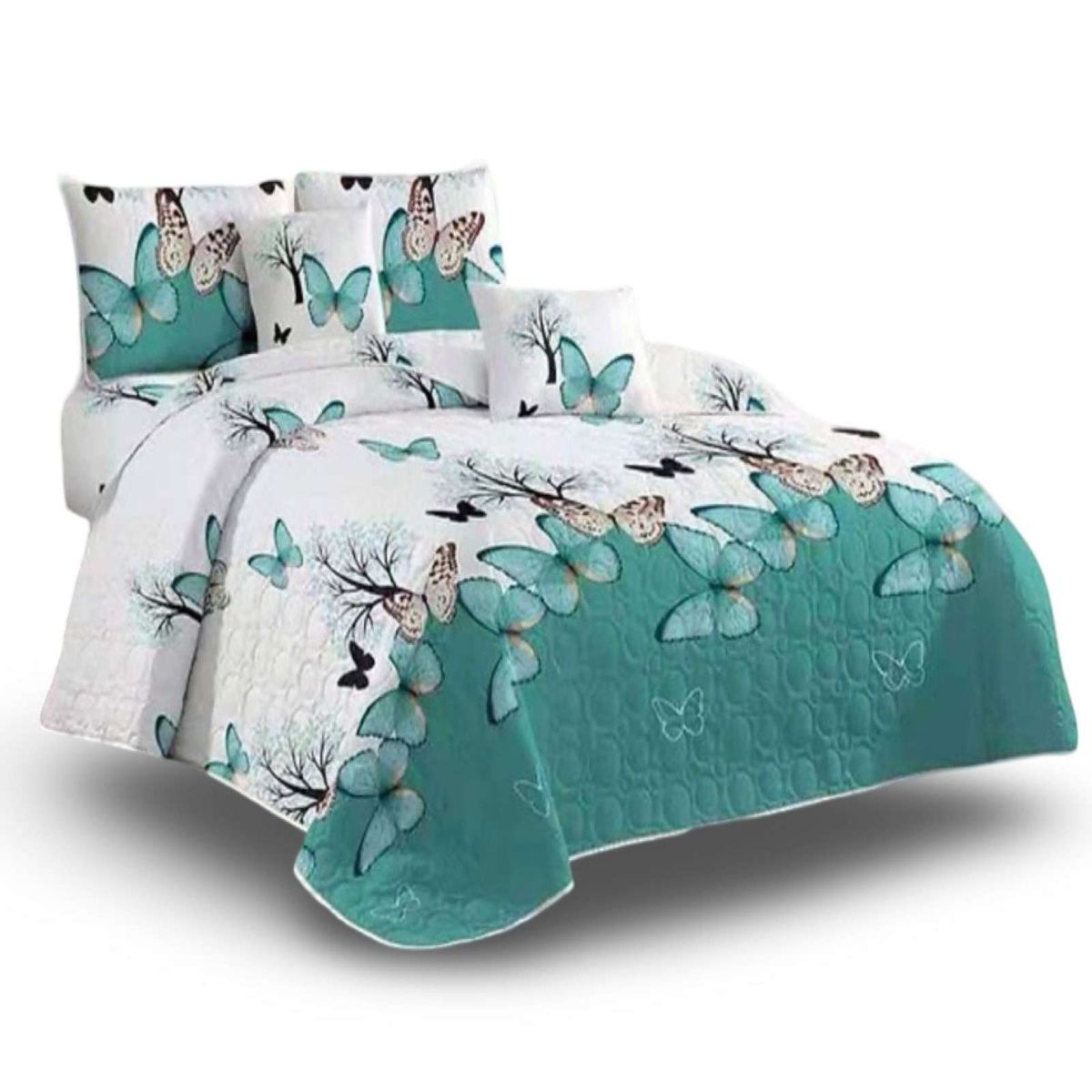 GENERICO - Cubrecama Colcha Quilt de Verano 2 Plaza