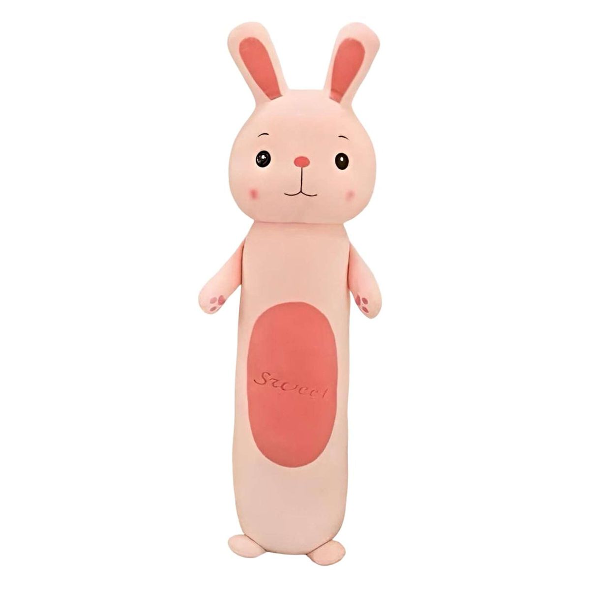 GENERICO - COJIN PELUCHE CONEJO ROSA