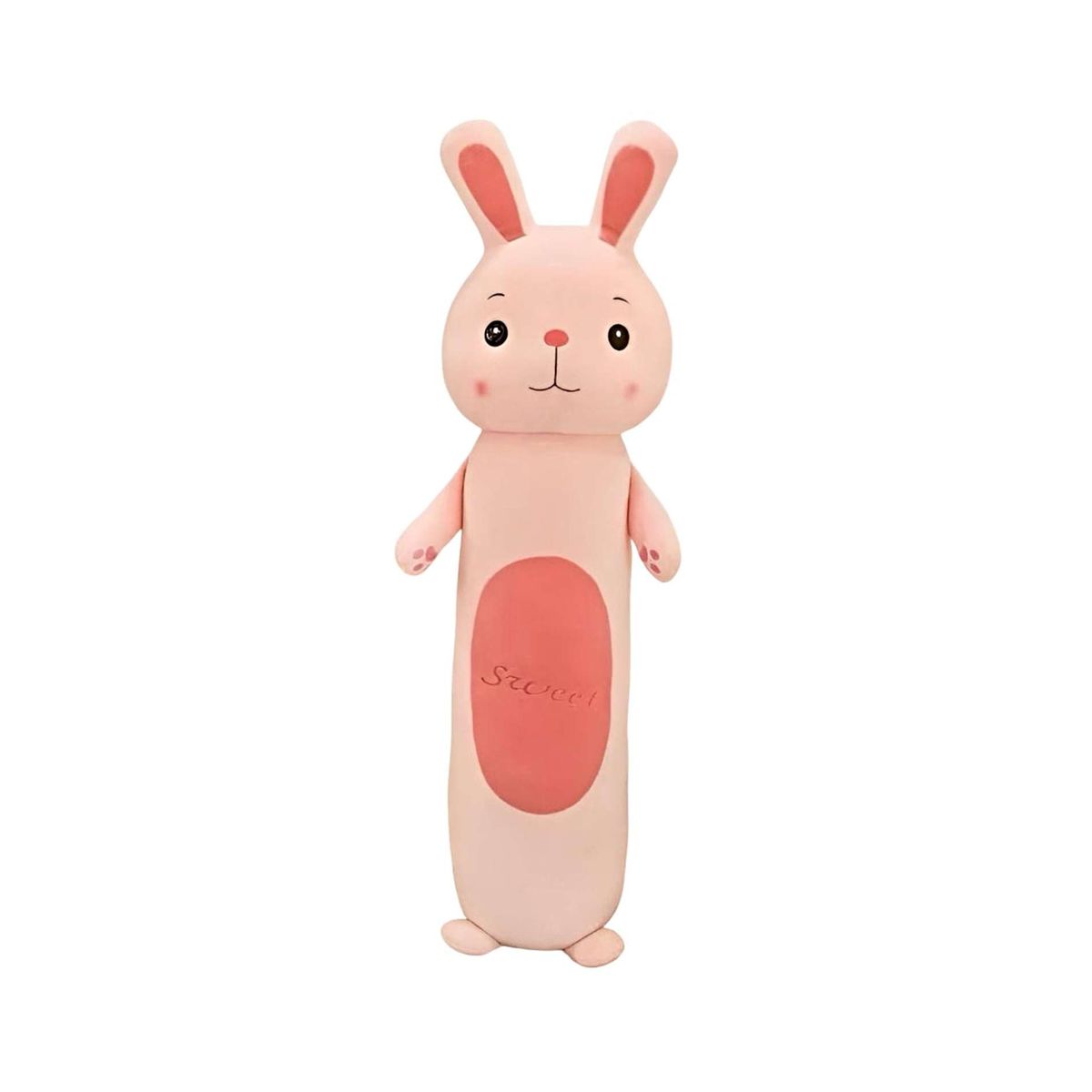 GENERICO - COJIN PELUCHE CONEJO ROSA