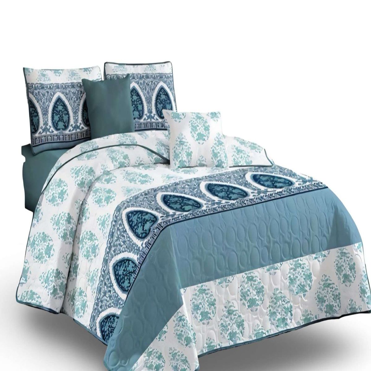 GENERICO - Cubrecama Colcha Quilt de Verano 2 Plaza