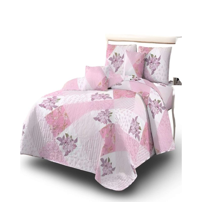 GENERICO - Cubrecama Colcha Quilt de Verano 2 Plaza