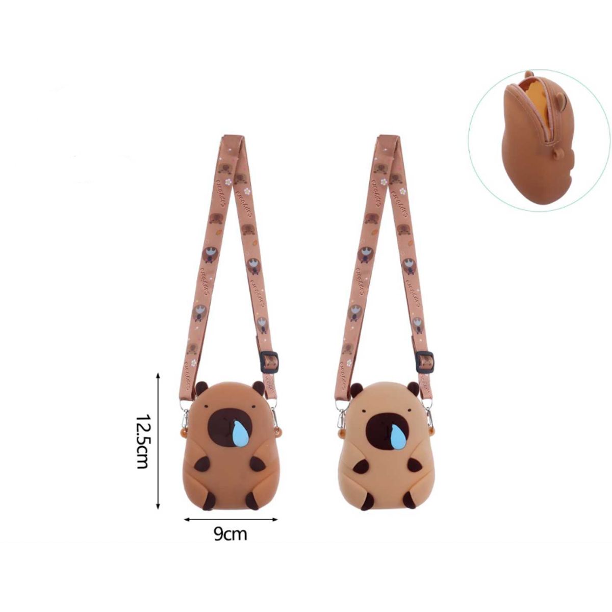 NEWTREE - Monedero Capibara de Silicona 125x9cm