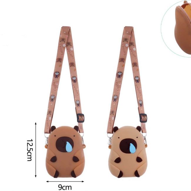 NEWTREE - Monedero Capibara de Silicona 125x9cm