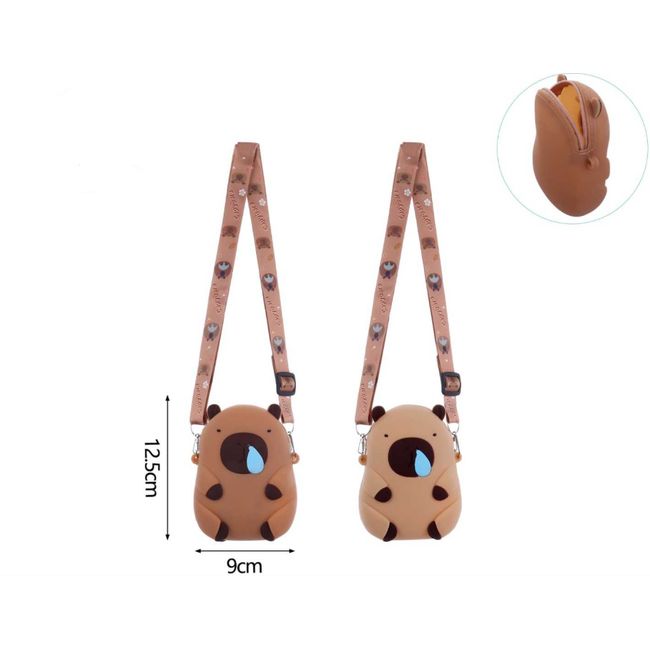 NEWTREE - Monedero Capibara de Silicona 125x9cm