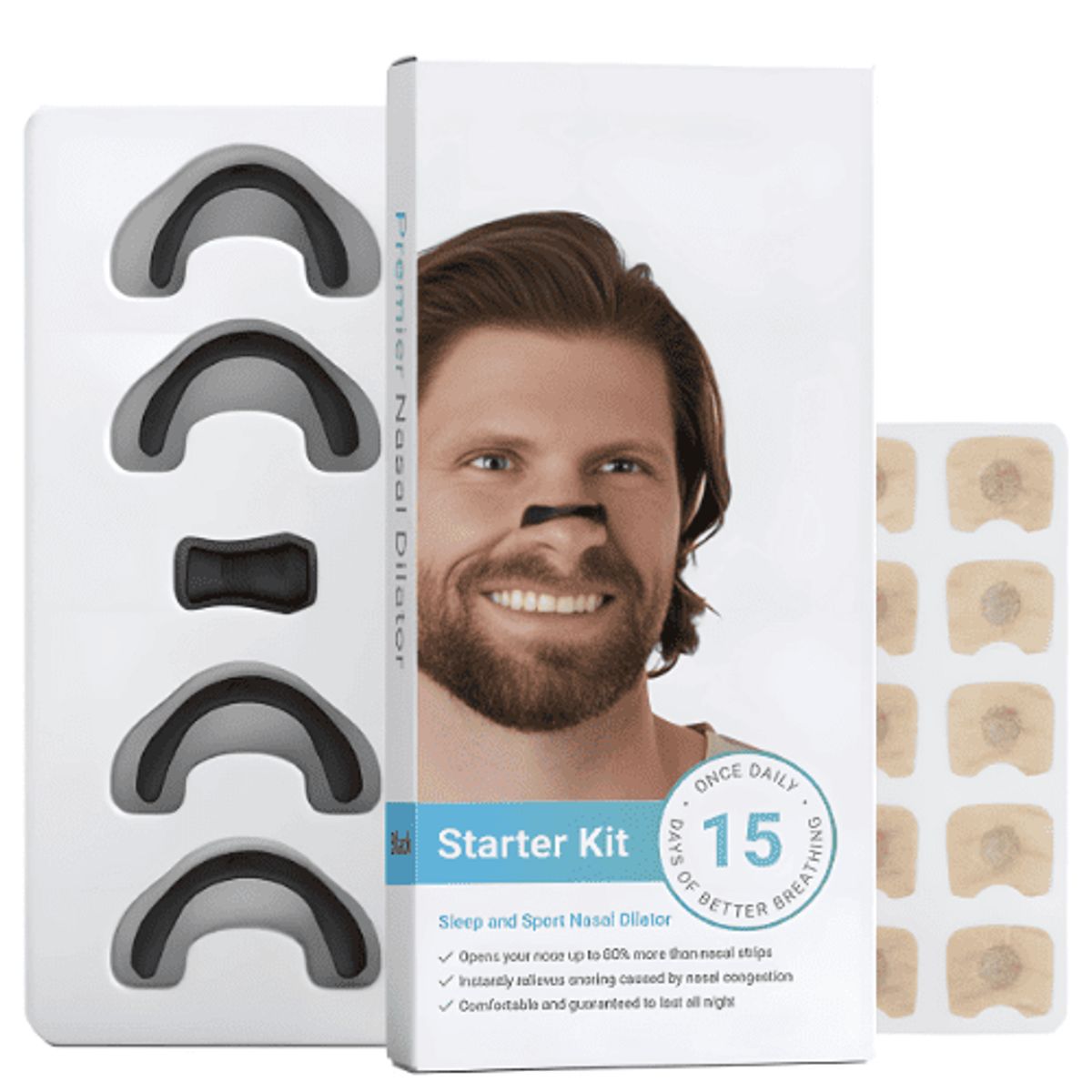 GENERICO - Dilatador Nasal Anti Ronquido Magnético Para Dormir Mejor