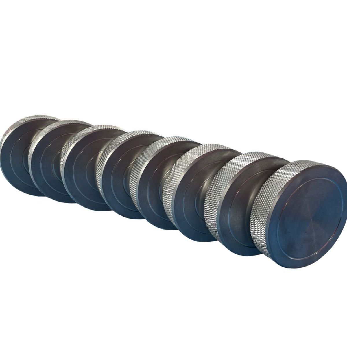 GENERICO - 8 Tejos para rayuela con agarre ( 4 pares ) 500gr c/u