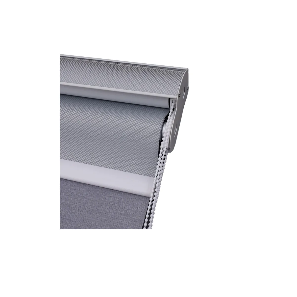 GENERICO - Cortinas Roller Doble Tela Blackout con Visillo y Cenefa