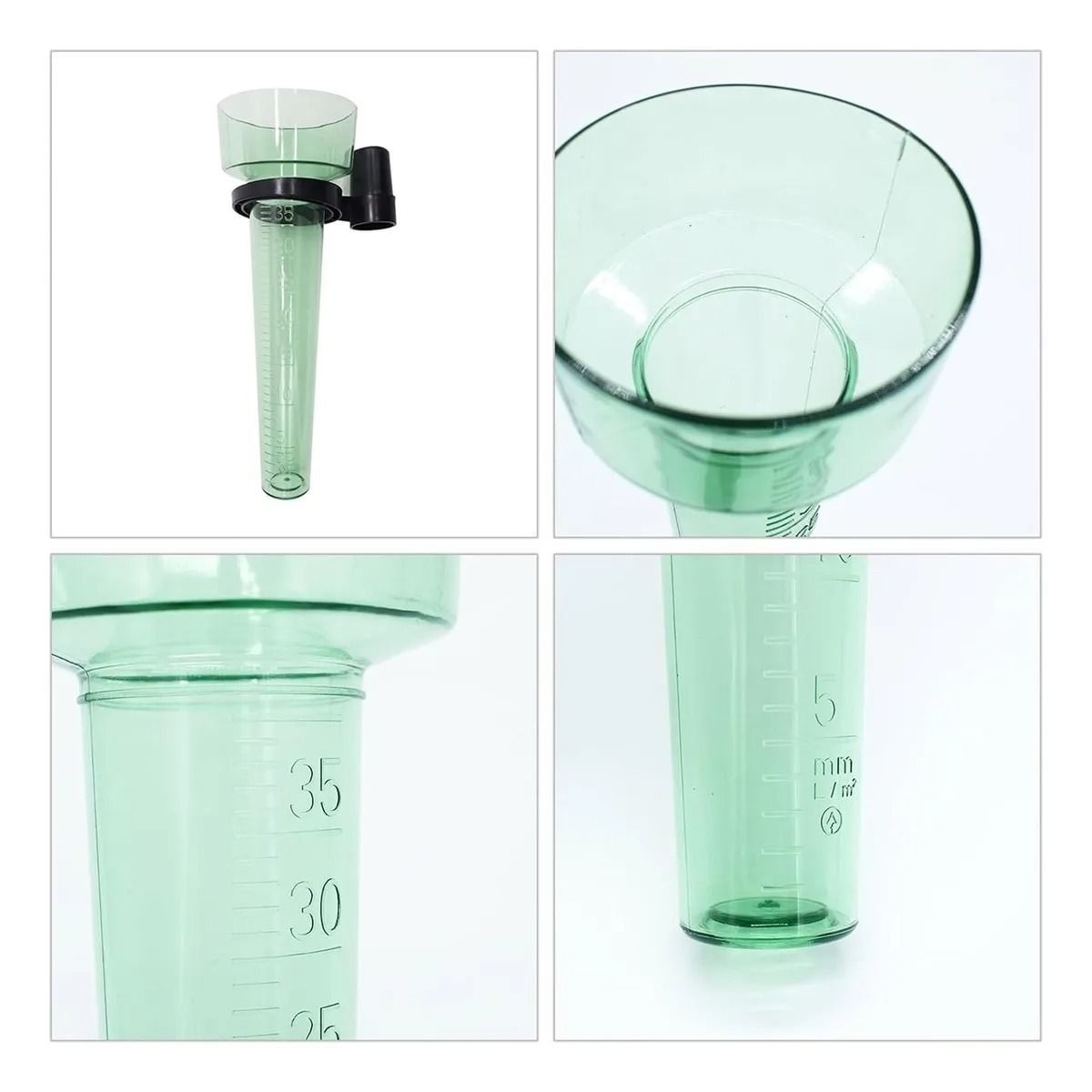 GENERICO - Pluviómetro Plástico Grande 40mm