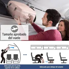 GENERICO - Mochila Expandible Viral Para Cabina De Avión